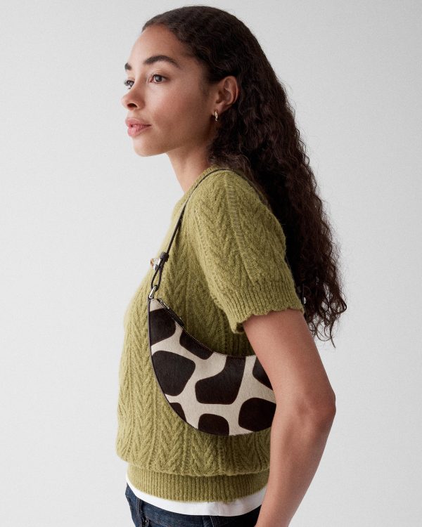 Kate Spade Duo Giraffe Haircalf Mini Shoulder Bag