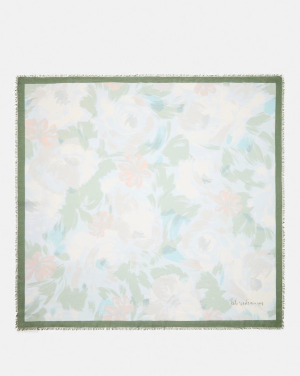 Kate Spade Hidden Garden Square Scarf