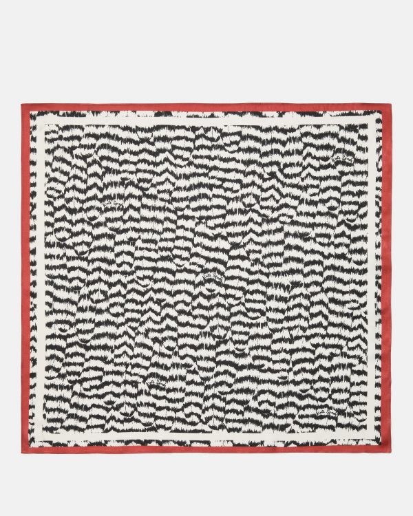 Kate Spade Modern Feathers Silk Bandana