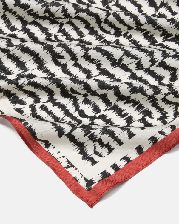 Kate Spade Modern Feathers Silk Bandana