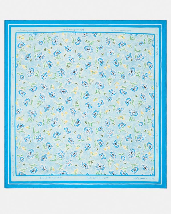 Kate Spade Lively Blooms Silk Bandana