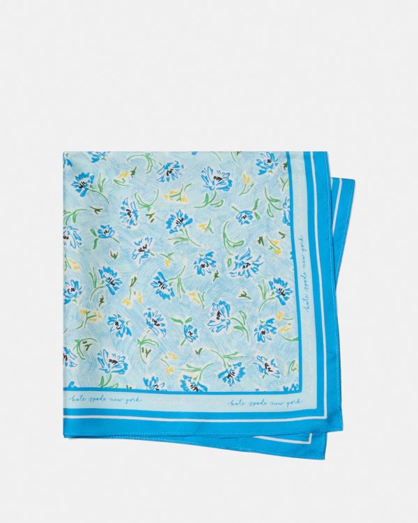 Kate Spade Lively Blooms Silk Bandana
