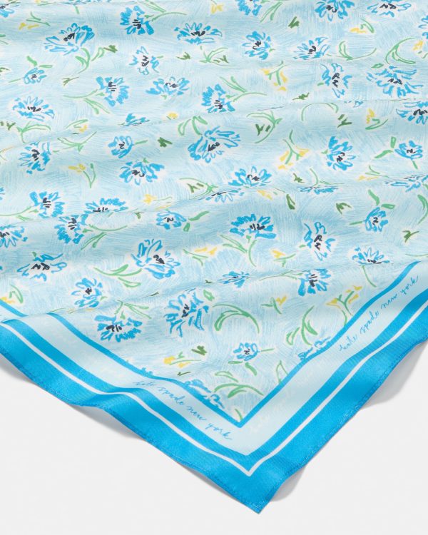 Kate Spade Lively Blooms Silk Bandana