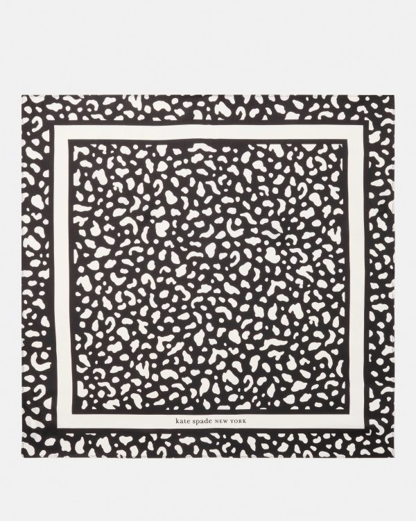 Kate Spade Abstract Blocks Silk Bandana