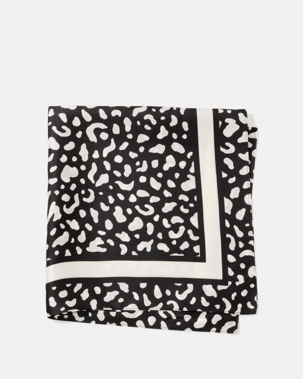 Kate Spade Abstract Blocks Silk Bandana
