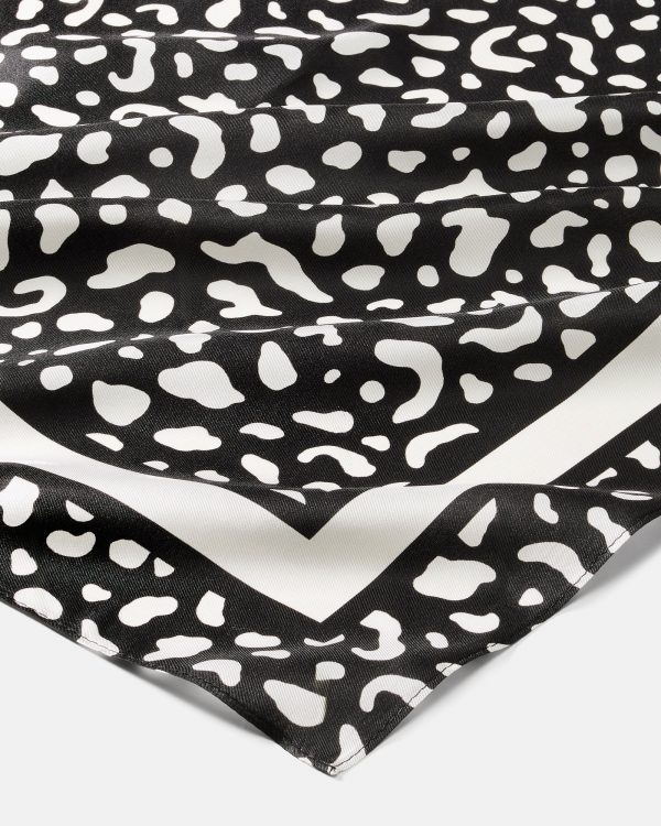 Kate Spade Abstract Blocks Silk Bandana