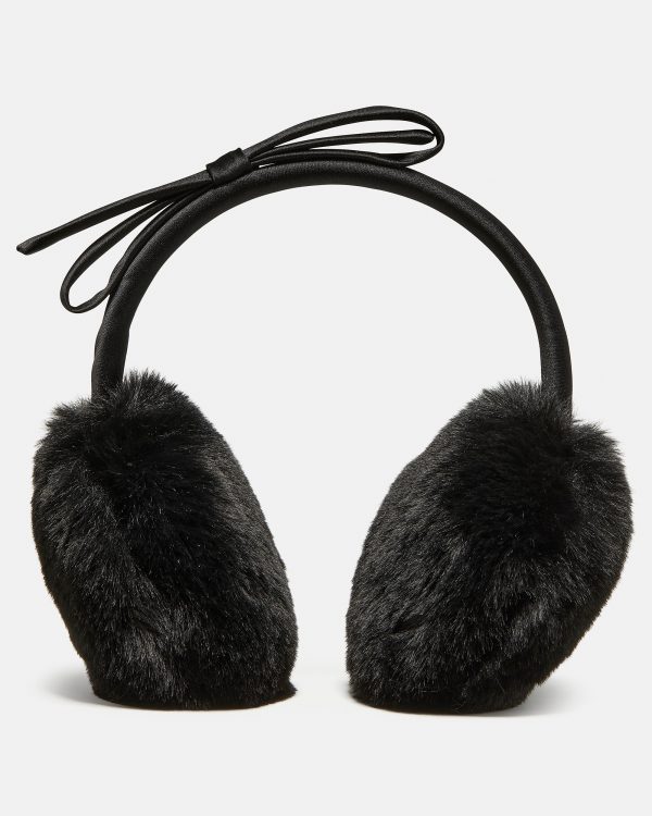 Kate Spade Shoelace Bow Earmuffs
