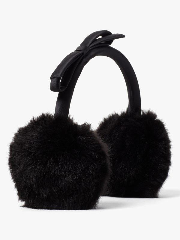 Kate Spade Shoelace Bow Earmuffs
