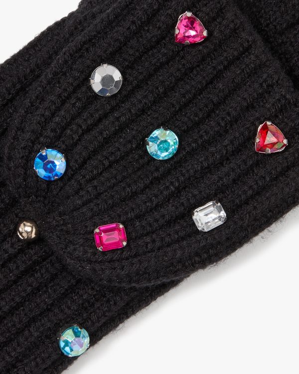Kate Spade Embellished Pop Top Mitten