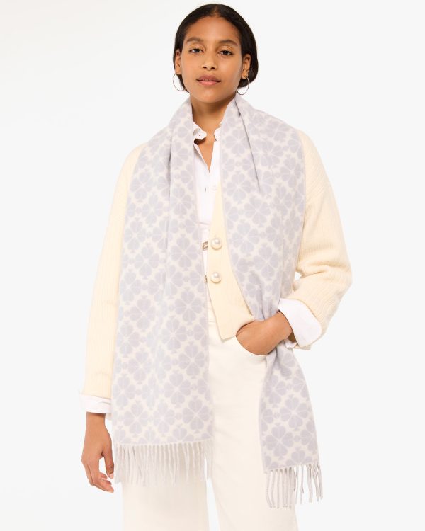 Kate Spade Spade Flower Cashmere Scarf