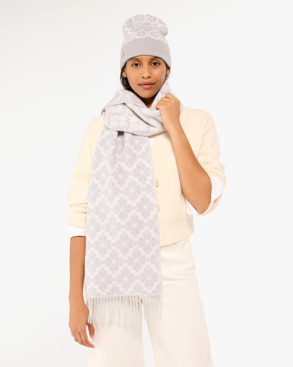 Kate Spade Spade Flower Cashmere Scarf