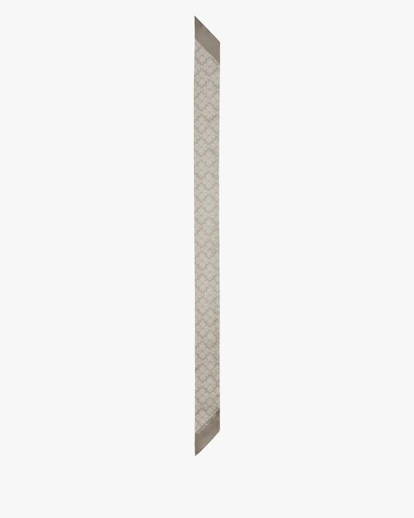 Kate Spade Textured Spade Flower Skinny Scarf