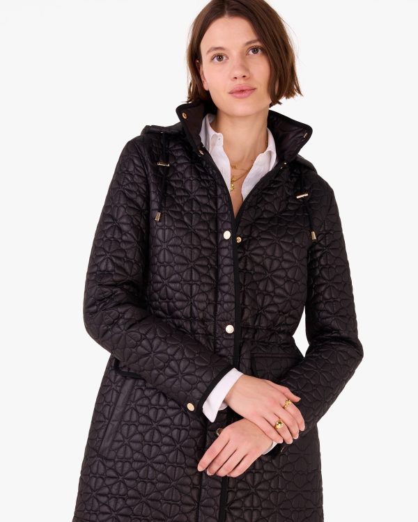 Kate Spade Quilted Spade Coat