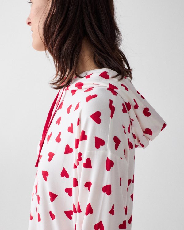 Kate Spade Valentine's Hooded Sleep Set
