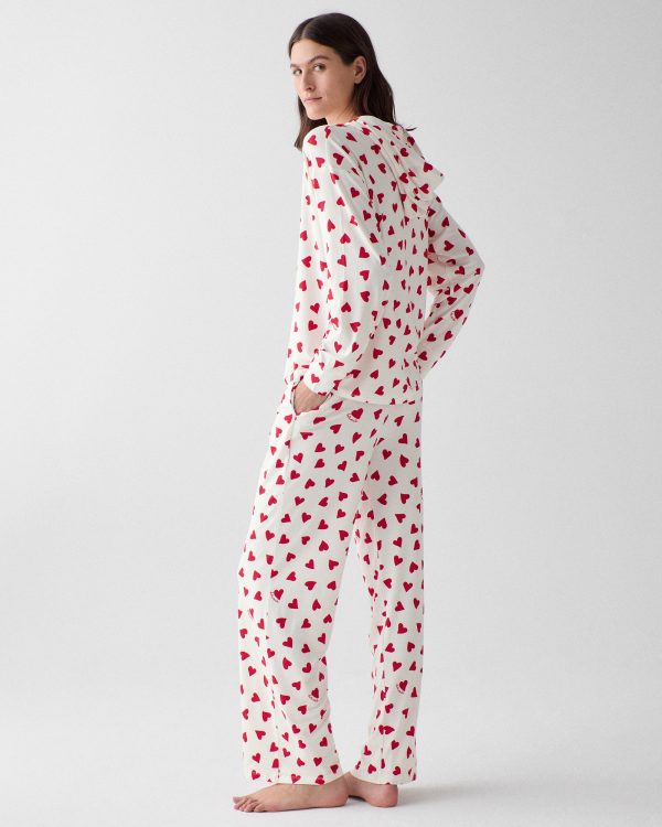 Kate Spade Valentine's Hooded Sleep Set