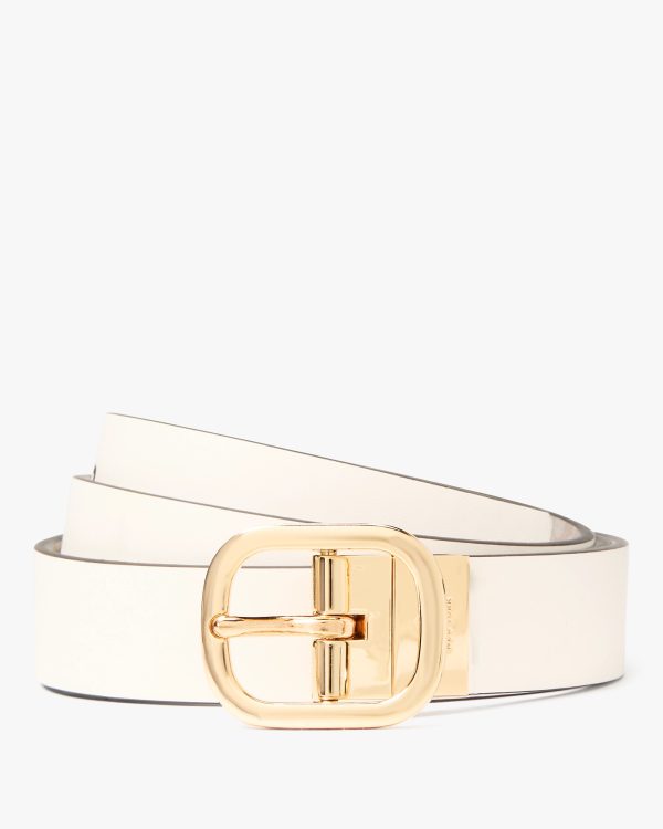 Kate Spade Textured Spade Flower Reversible Belt