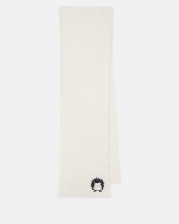 Kate Spade Hedgehog Patch Brushy Scarf