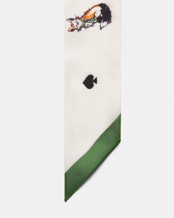 Kate Spade Critters Silk Skinny Scarf