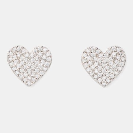 Kate Spade Yours Truly Pave Heart Studs