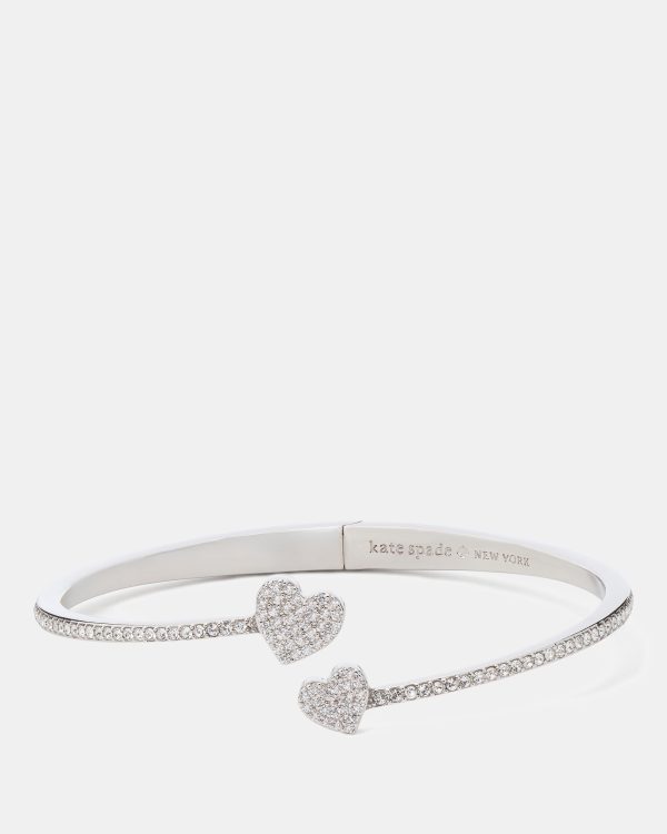 Kate Spade Yours Truly Pave Open Hinge Cuff