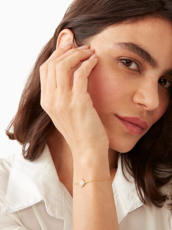 Kate Spade Everyday Spade Pave Slider Bracelet