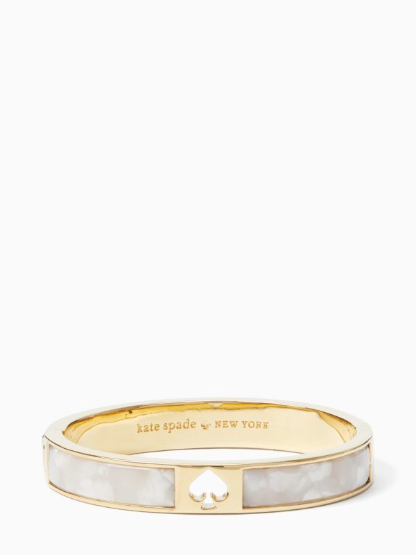 Kate Spade Hole Punch Spade Hinge Bangle