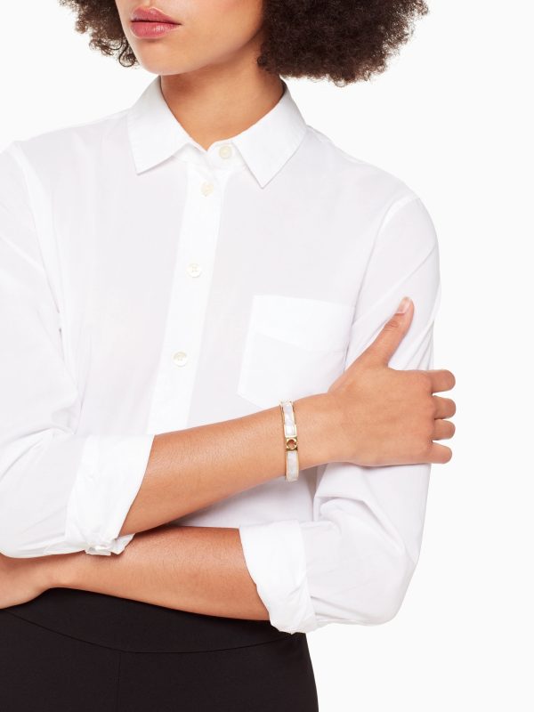 Kate Spade Hole Punch Spade Hinge Bangle