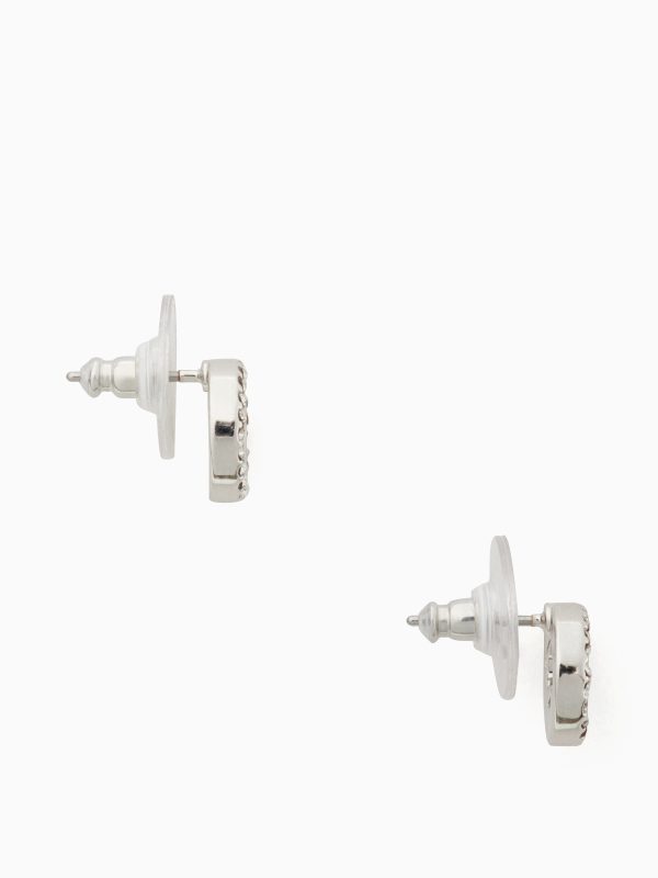Kate Spade Spot The Spade Pave Halo Spade Studs