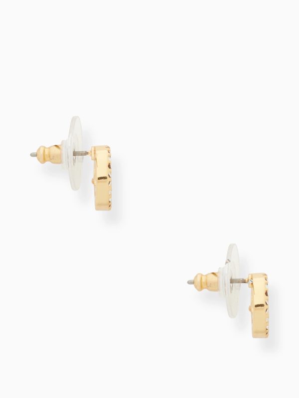 Kate Spade Spot The Spade Pave Halo Spade Studs