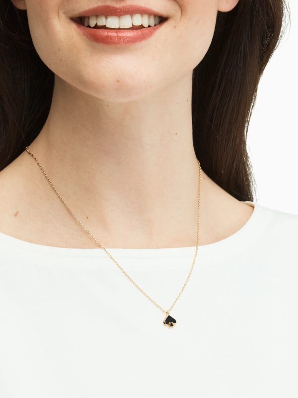 Kate Spade Everyday Spade Enamel Mini Pendant