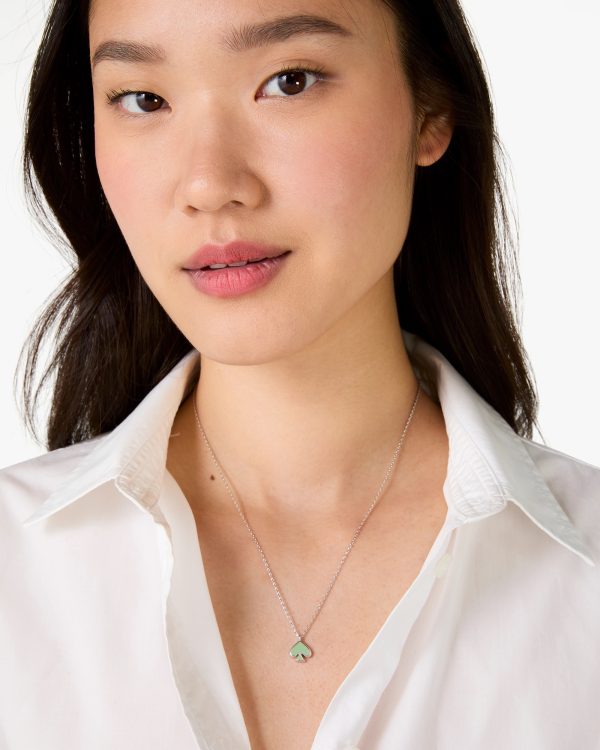 Kate Spade Everyday Spade Enamel Mini Pendant