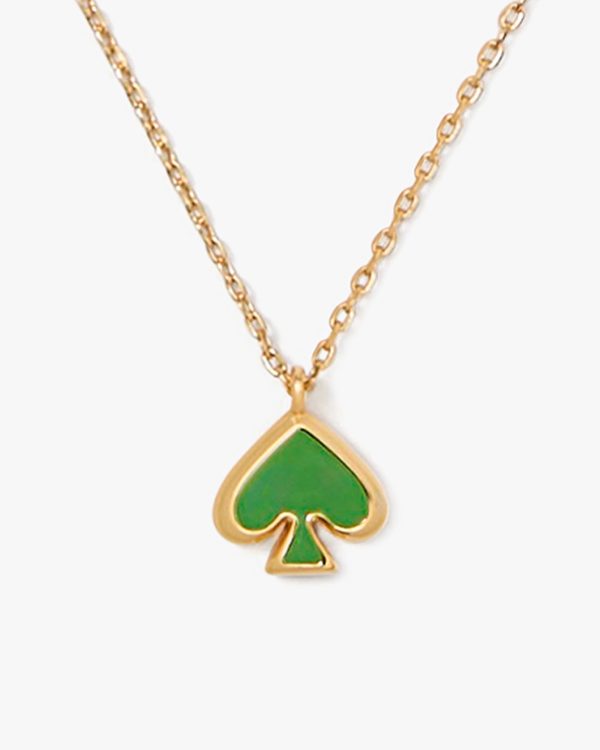 Kate Spade Everyday Spade Enamel Mini Pendant