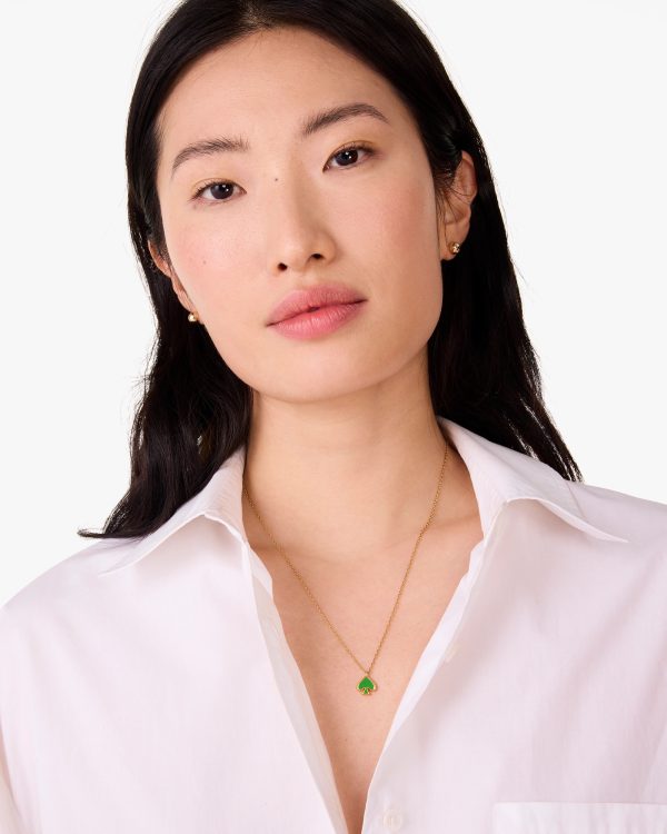 Kate Spade Everyday Spade Enamel Mini Pendant