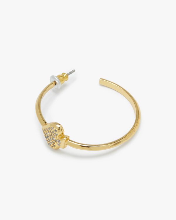 Kate Spade Everyday Spade Pave Hoops