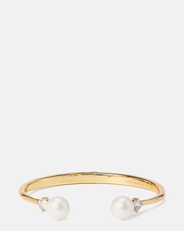 Kate Spade Pearls Of Wisdom Open Hinged Bangle