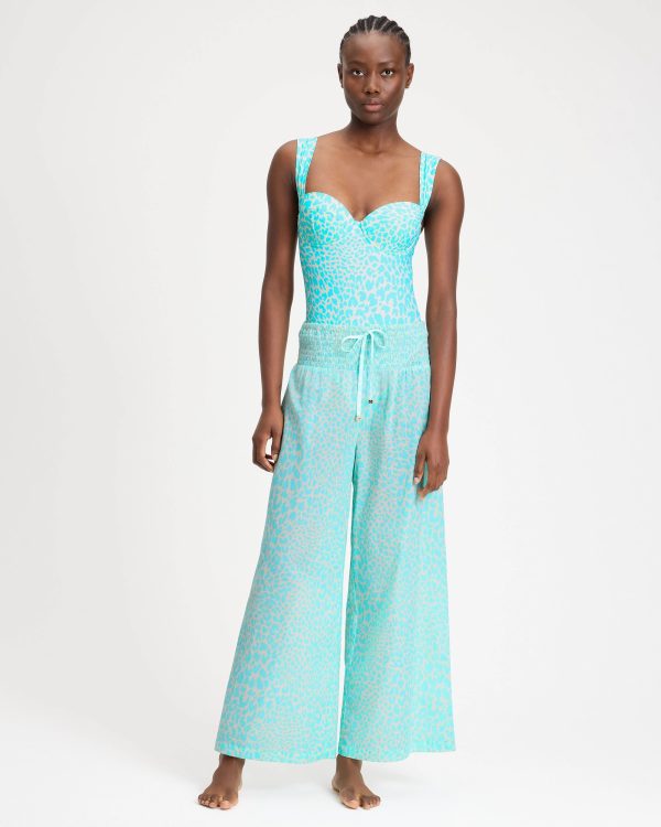 Kate Spade Regal Leopard Cover-up Pants
