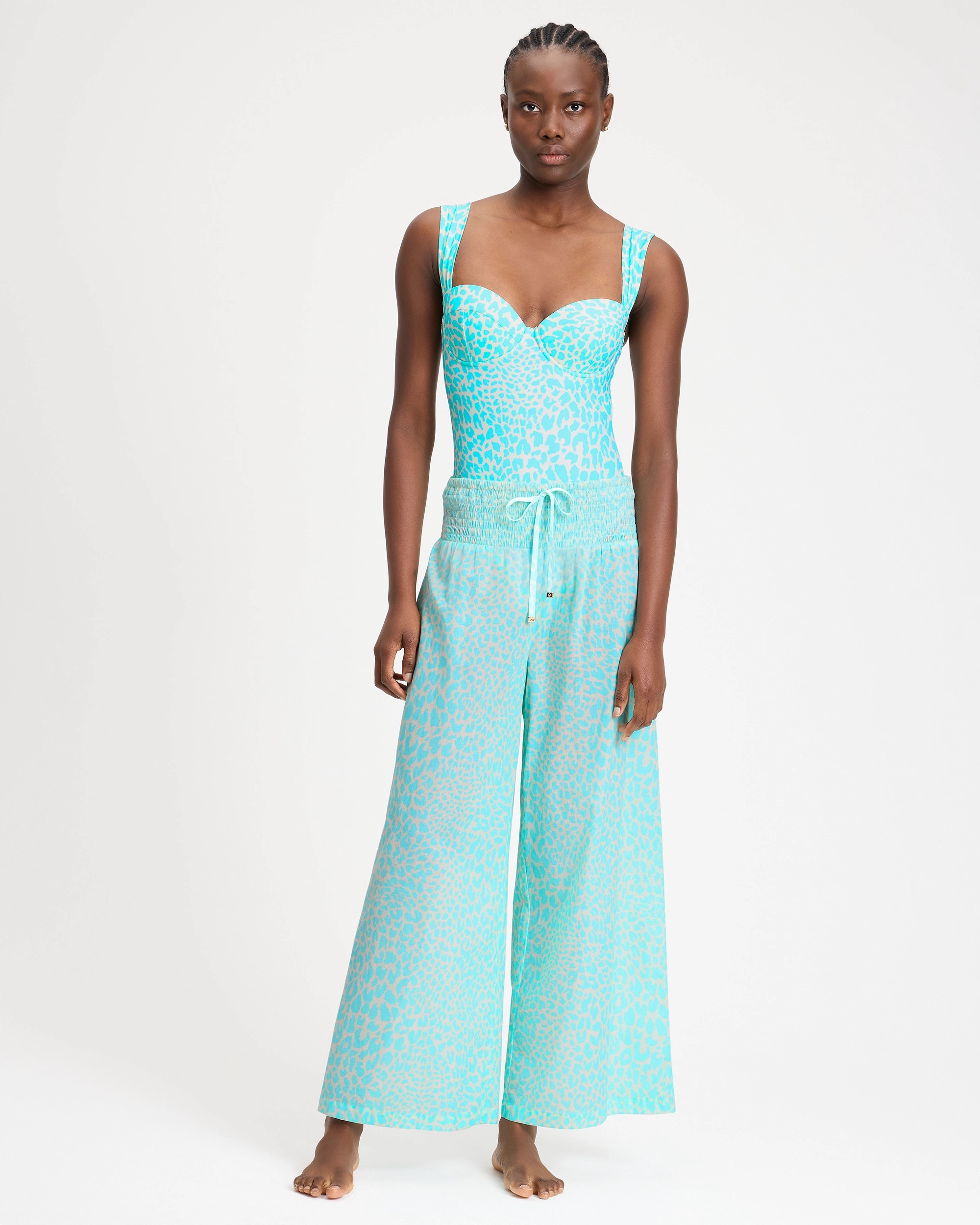 Kate Spade Regal Leopard Cover-up Pants - Image 3