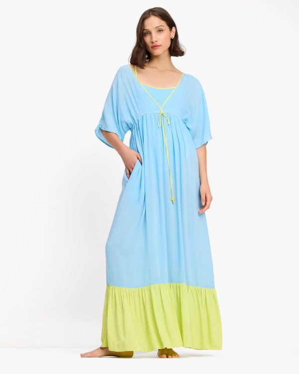 Kate Spade Colorblock Midi Cover Up Dress