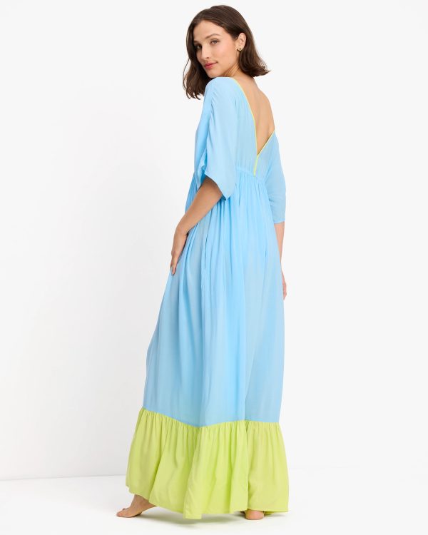 Kate Spade Colorblock Midi Cover Up Dress