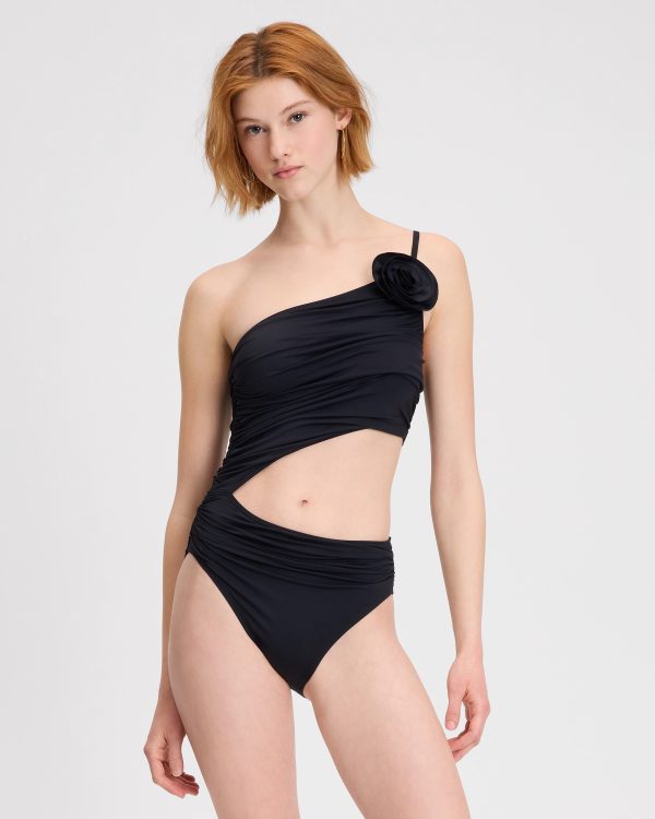 Kate Spade Rose One Shoulder One Piece