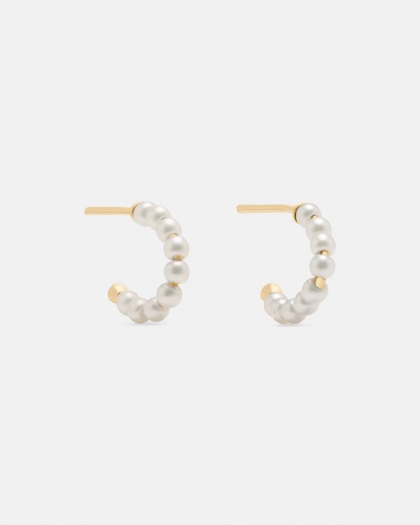 Kate Spade Tiny Twinkles Mini Pearl Mini Hoops