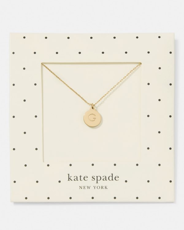 Kate Spade Initial G Mini Pendant