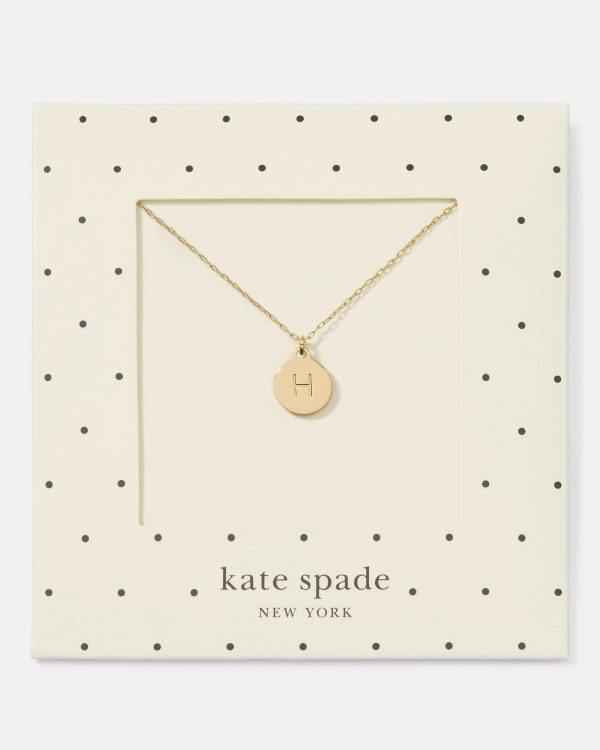 Kate Spade Initial H Mini Pendant