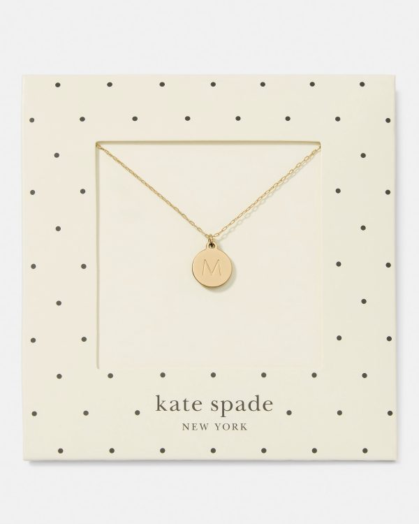Kate Spade Initial M Mini Pendant