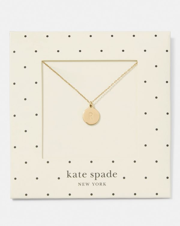 Kate Spade Initial R Mini Pendant