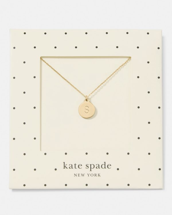 Kate Spade Initial S Mini Pendant