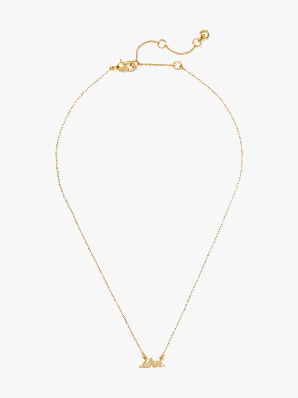 Kate Spade Say Yes Mrs Necklace