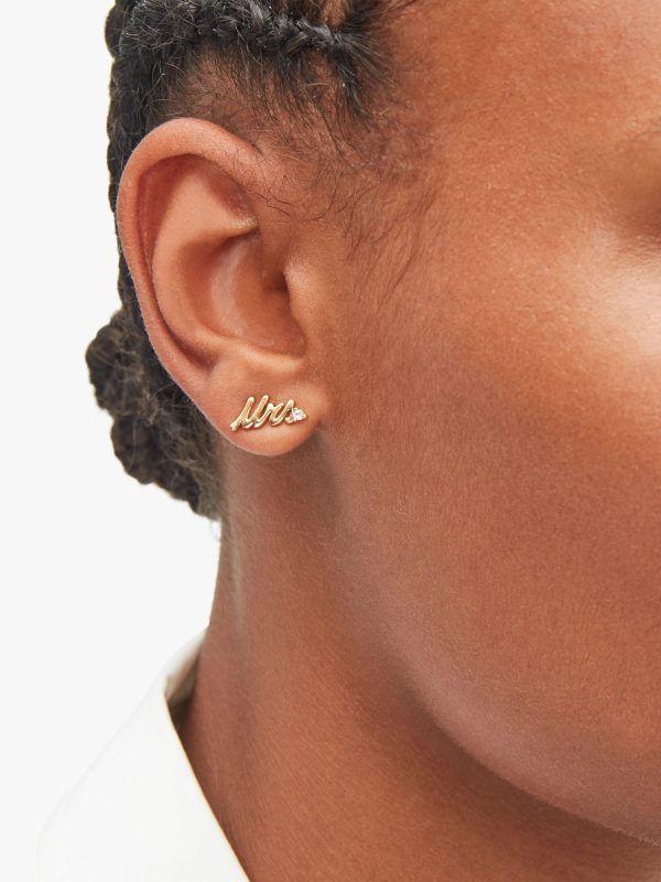 Kate Spade Say Yes Mrs Studs
