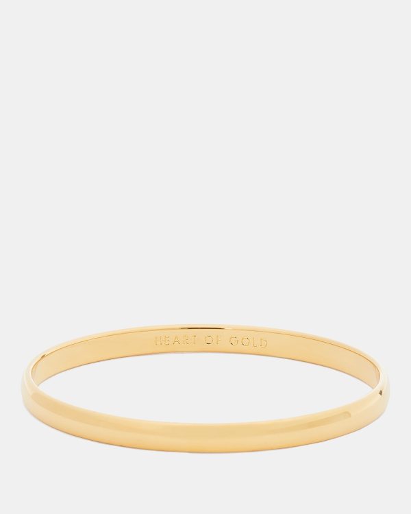 Kate Spade Heart Of Gold Idiom Bangle