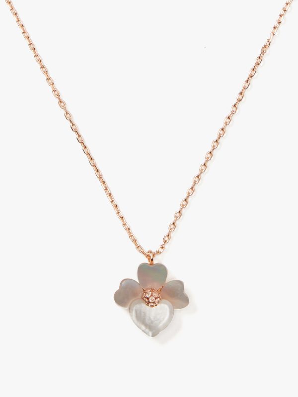 Kate Spade Precious Pansy Mini Pendant